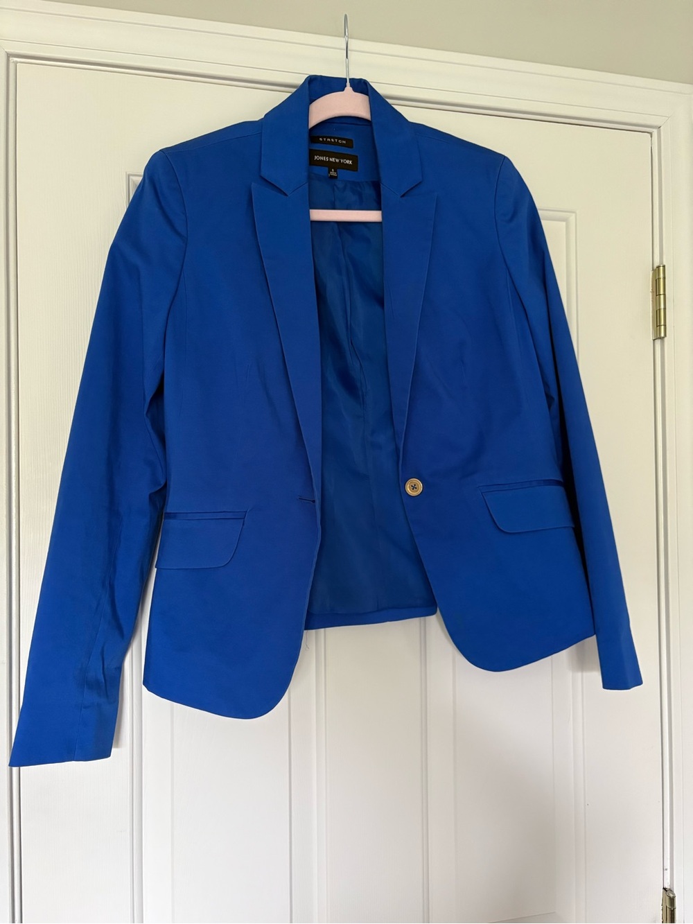 Jones New York Royal Blue Stretch Jacket